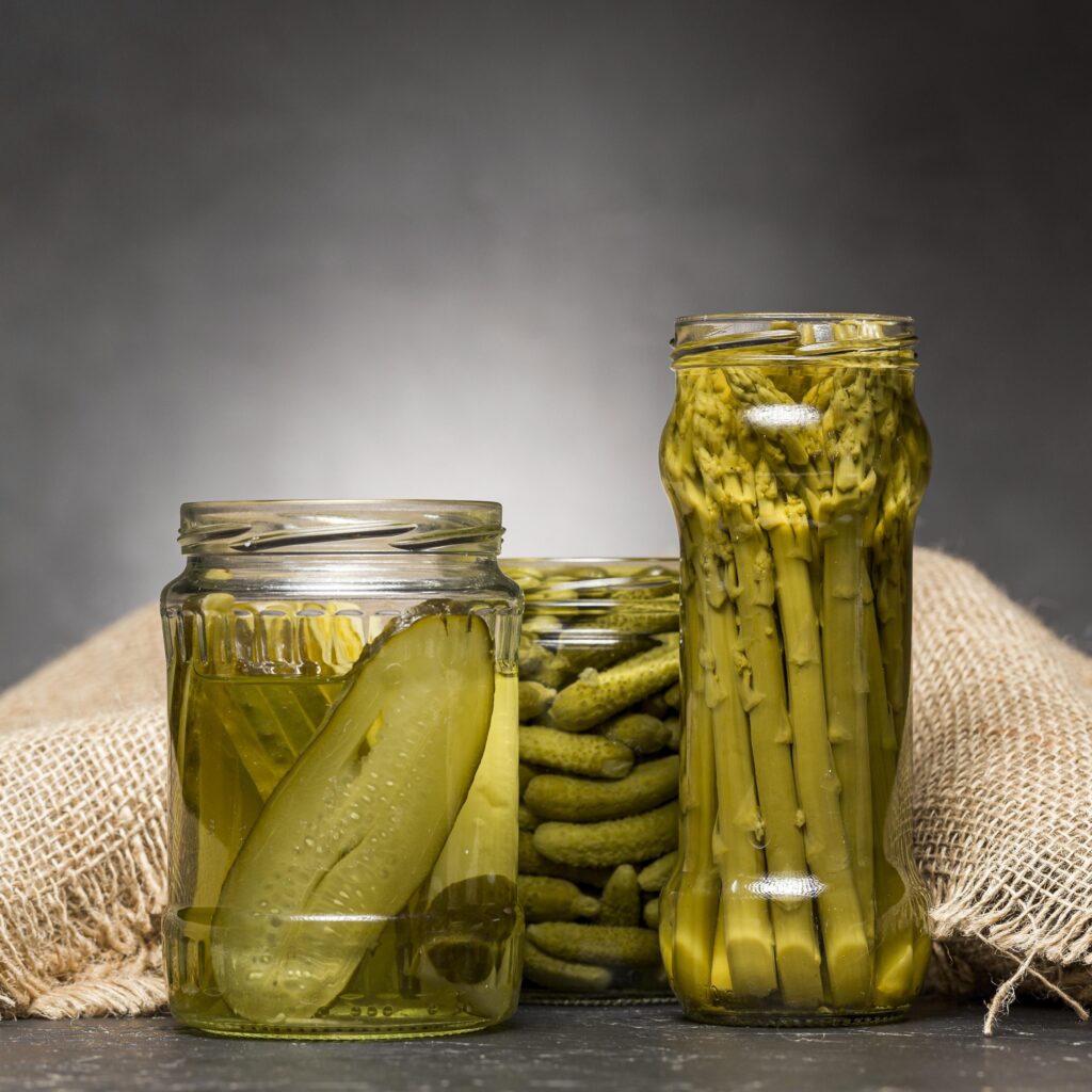 Are pickled vegetables healthy:Vinegar based pickles 